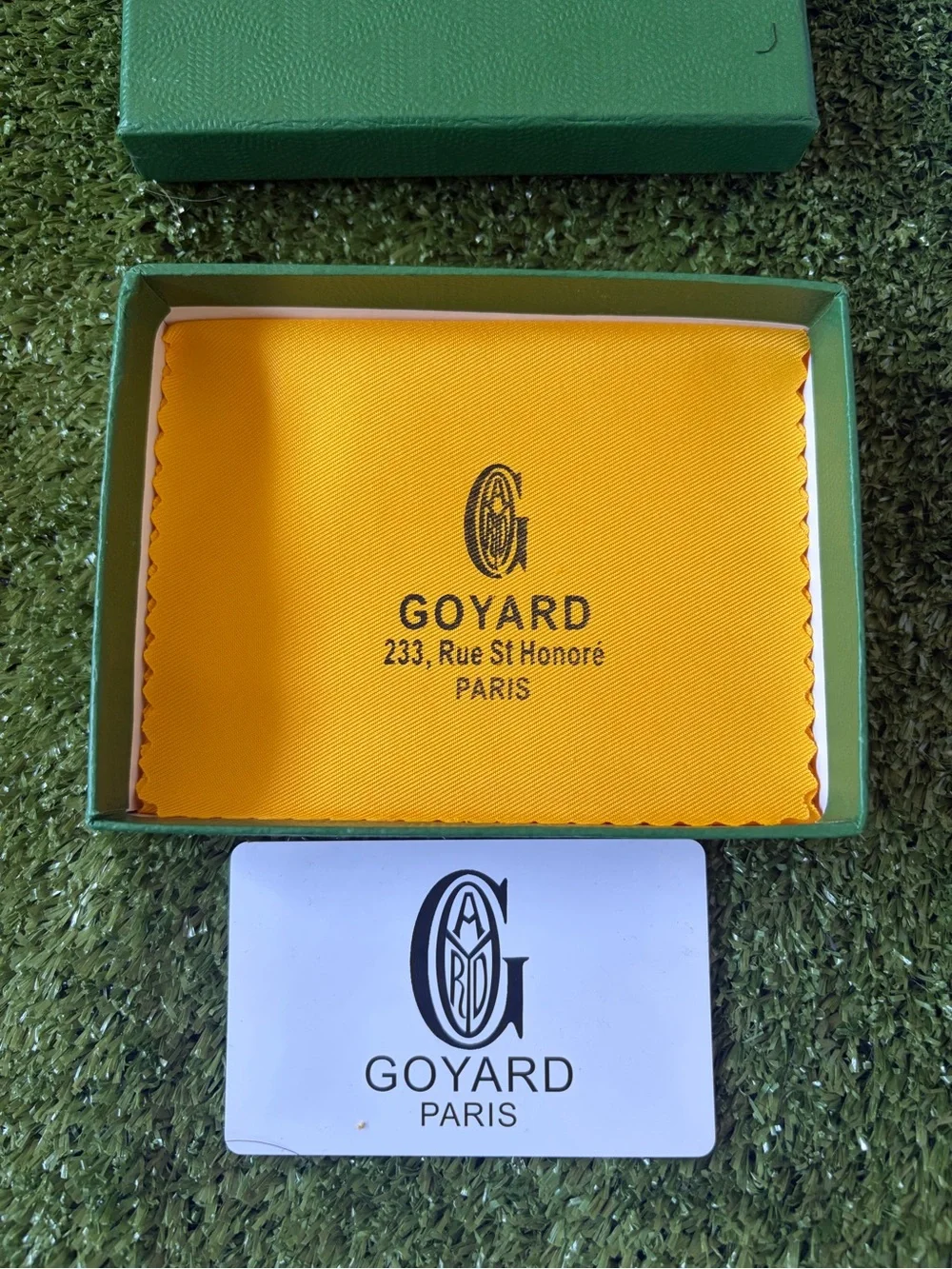 Goyard Green Card Holder